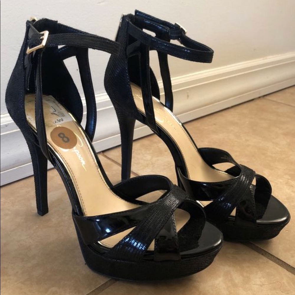 Jessica Simpson size 8 black heels